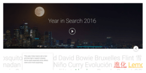 Year in Search 2016 DriveTraffic Digital Marketing